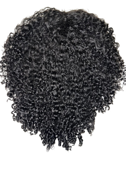 Pixie Curly Half Wig