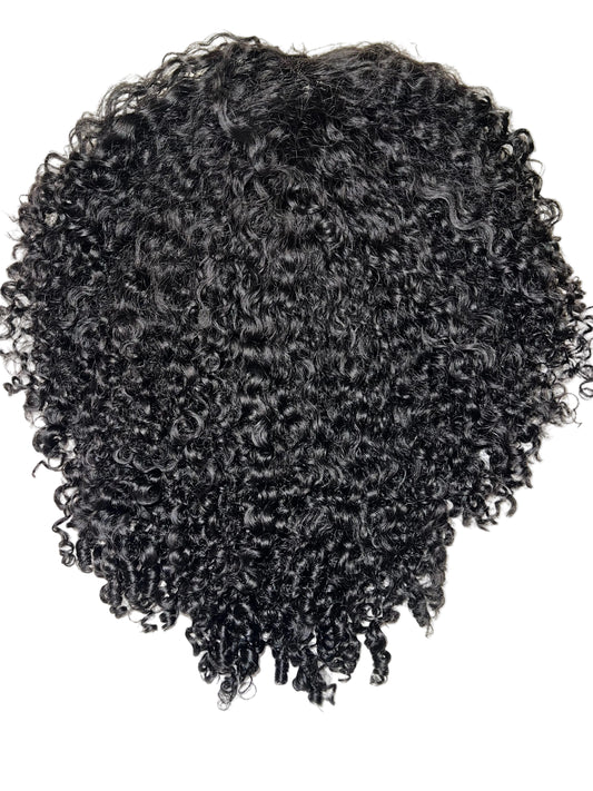 Pixie Curly Half Wig